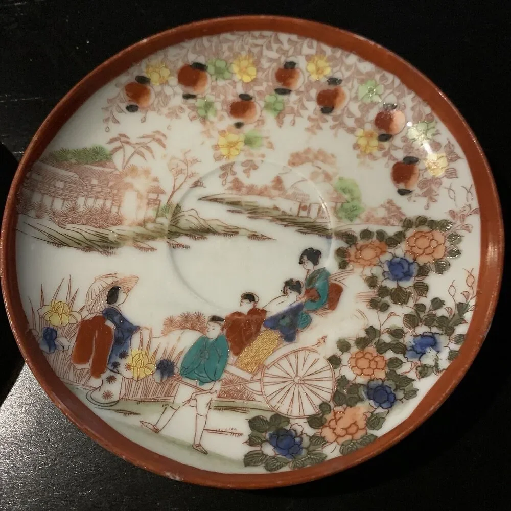 vintage japanese plate vintage antique